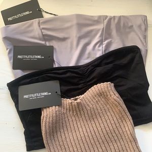 BUNDLE OF CROP TOPS BRAND NEW Pretty little thing